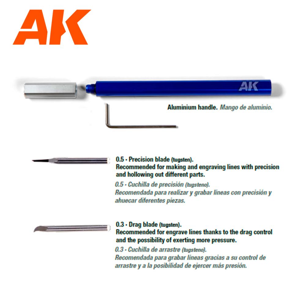 Engraving Scriber Set (Tungsten Steel)