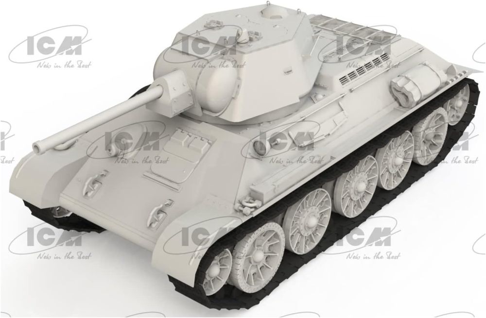 OT-34/76 WWII Soviet flamethrower tank 1:35