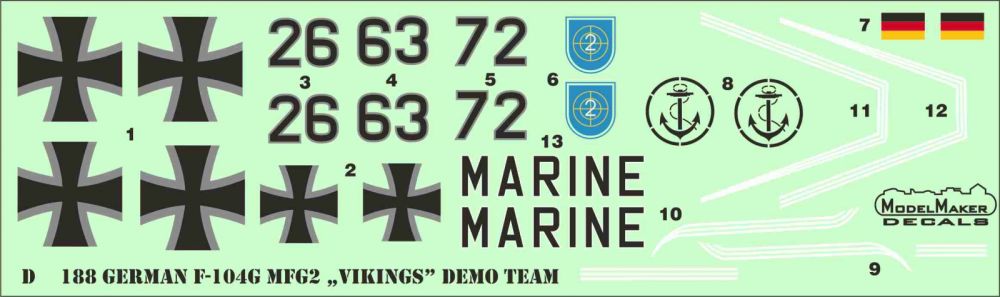 F-104G MFG2 „Vikings” DEMO TEAM 1:48