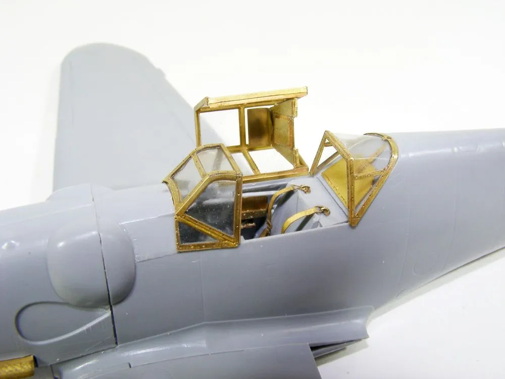 Bf 109G canopy "Prism" canopy (Zvezda) 1:48