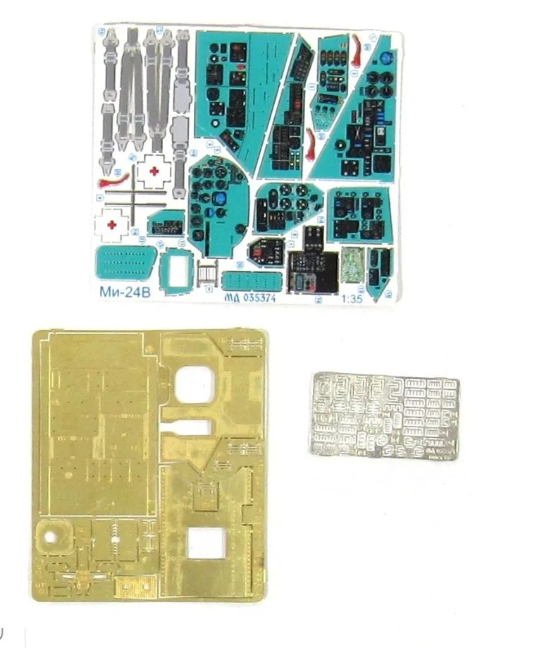 Mi-24 cockpit set 1:35