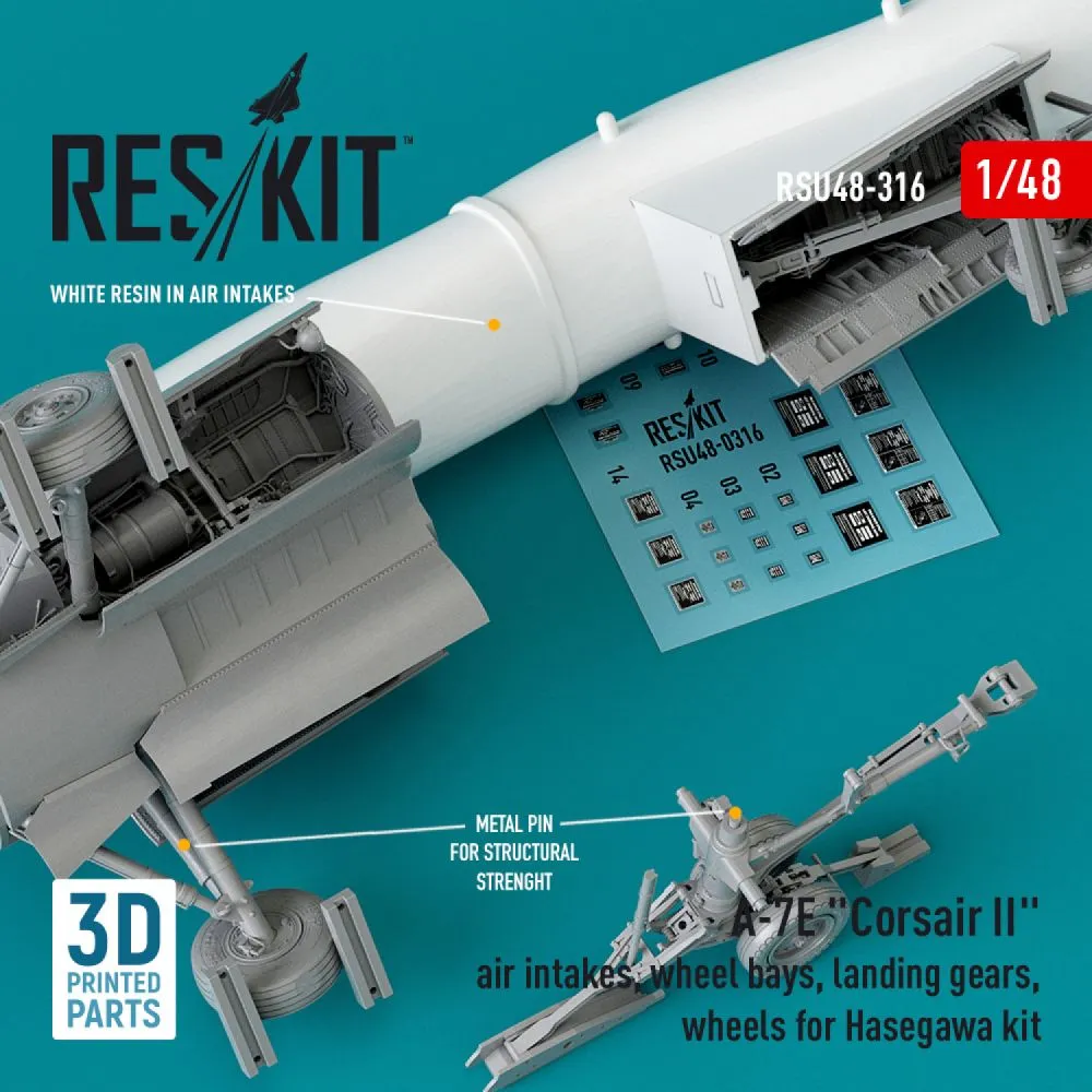 A-7E "Corsair II" detail set for Hasegawa 1:48