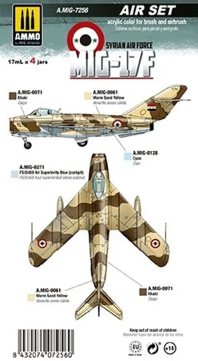 MiG-17F SyrianAir Force Set