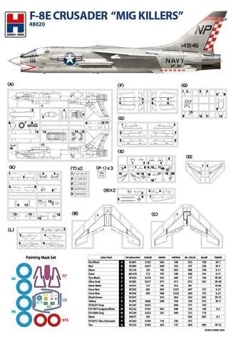F-8E Crusader "MIG Killers" 1:48