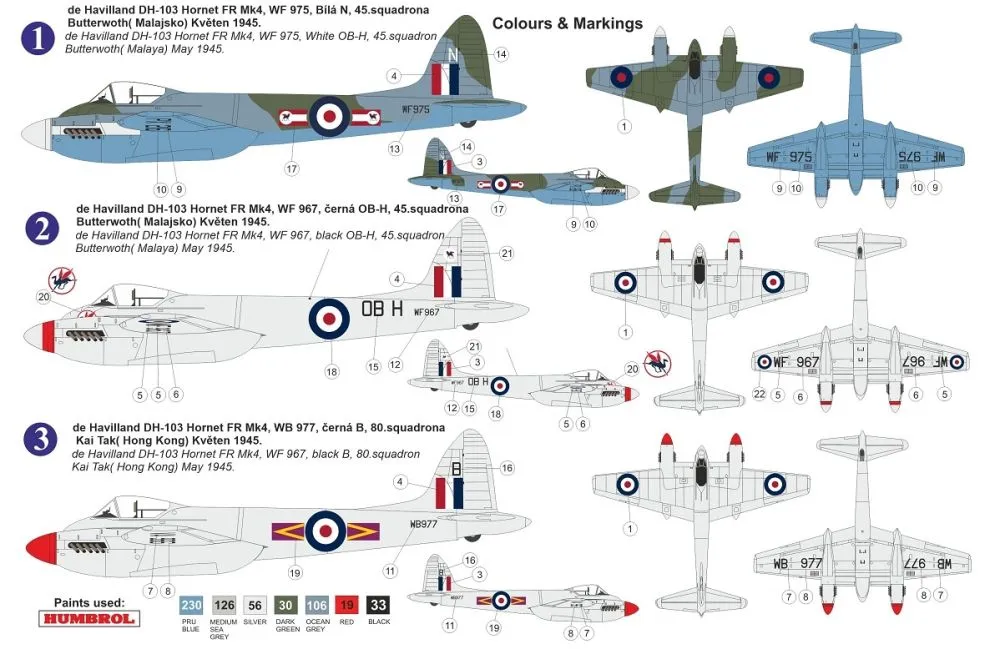 de Havilland DH.103 Hornet FR.Mk.4 1:72