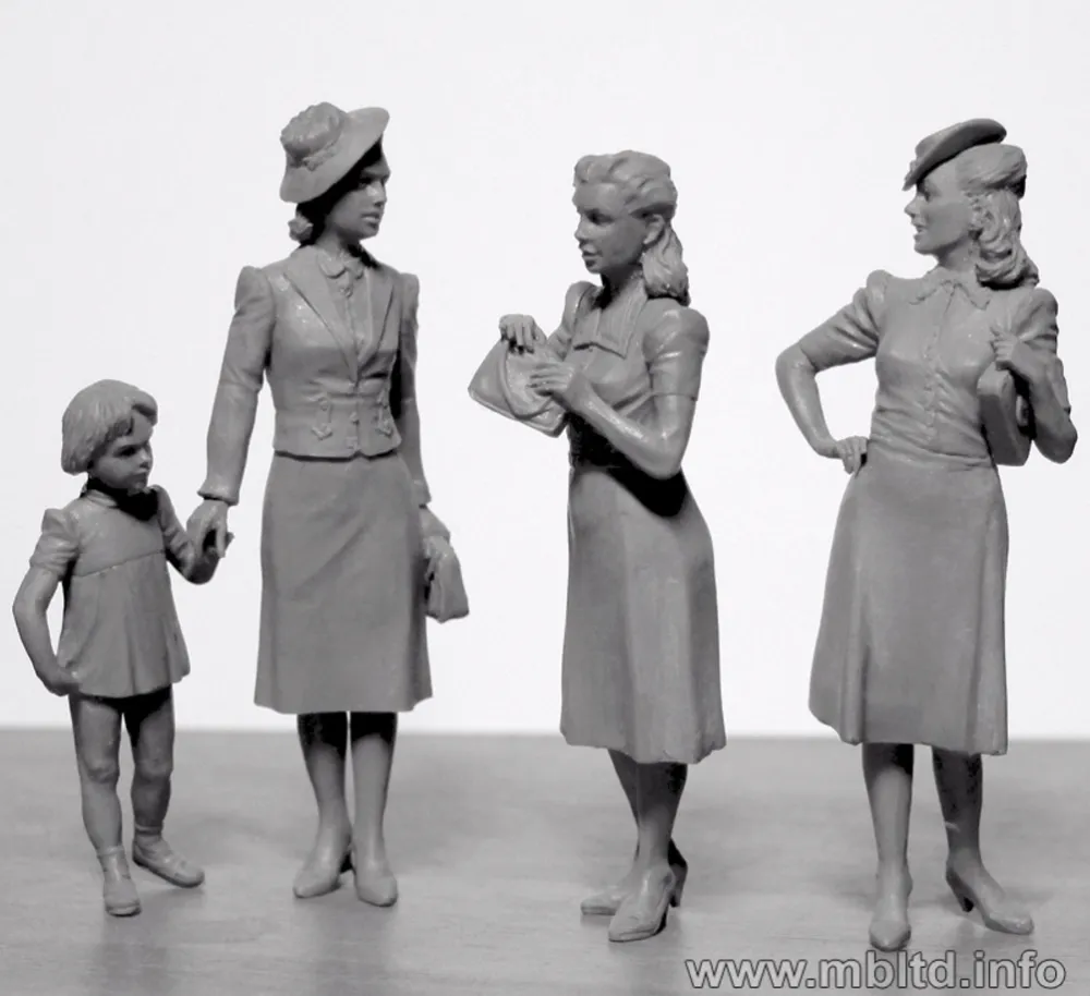 Women of WWII era 1:35
