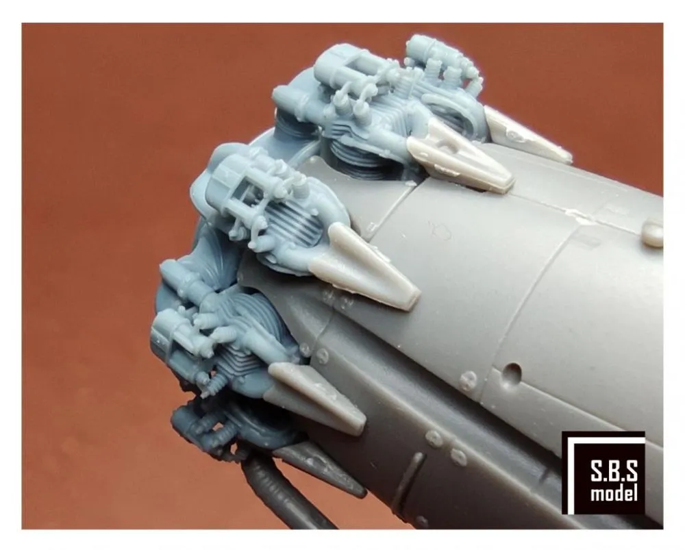 Bristol Bulldog engine upgrade set type 2 (Airfix) 1:48