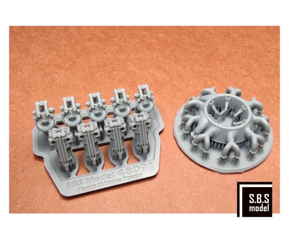 Bristol Bulldog engine upgrade set type 1 (Airfix) 1:48