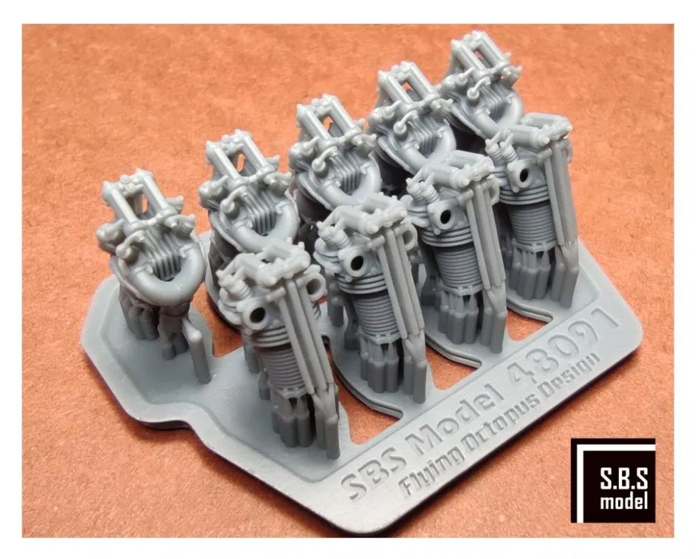 Bristol Bulldog engine upgrade set type 1 (Airfix) 1:48