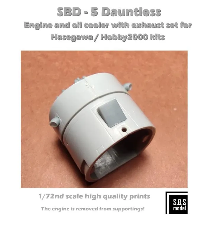 SBD-5 Dauntless engine 1:72