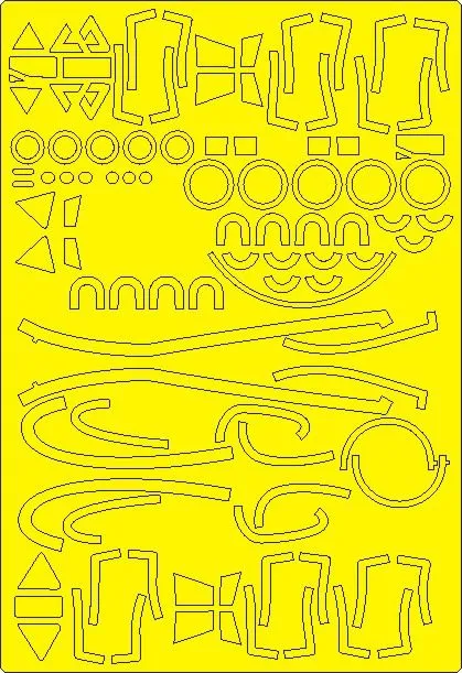 Fairey Gannet AS.1/AS.4 EXPERT mask for AIRFIX 1:48