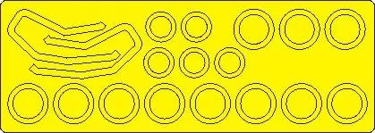 Boeing 737-800, C-40A, P-8A mask for BPK 1:72