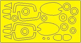 Mig-19 / Shenyang F-6/J-6 EXPERT mask for KP 1:72