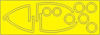 YF-23 mask for HobbyBoss 1:48