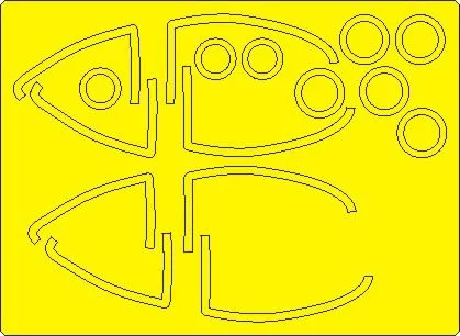 YF-23 EXPERT mask for HobbyBoss 1:48