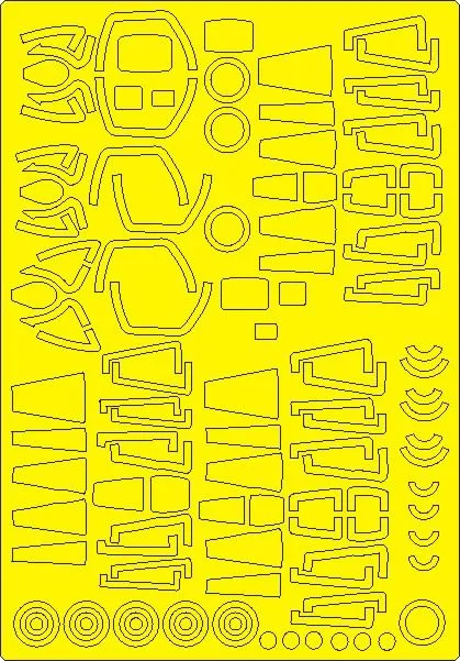 Yak-28PP Brewer-E EXPERT mask for Hobby Boss 1:48