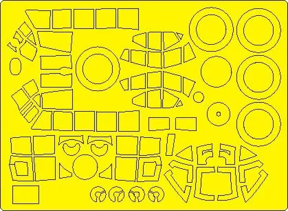 Ju 88P-1 mask for ICM 1:48