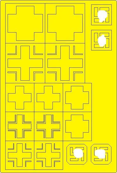 Ju 88P-1 NATIONAL INSIGNIA mask 1:48