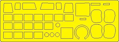 C-47A, C-48C, DC-3 mask for TRUMPETER 1:48