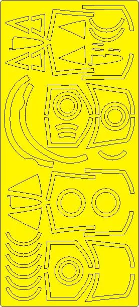 Blackburn Buccanner S.2B EXPERT mask for Airfix 1:48