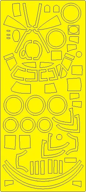 B-26B Marauder mask for ICM 1:48