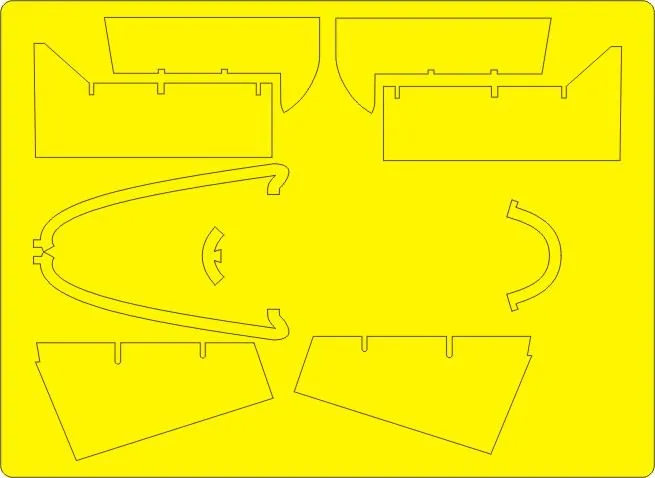 A-4B/C Skyhawk grey+white CAMOUFLAGE mask 1:48