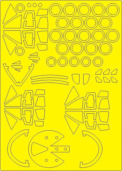 Mirage IV A/P EXPERT mask for Heller 1:48