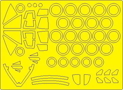 Mirage IV A/P mask for Heller 1:48