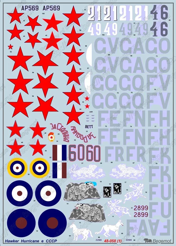 Hawker Hurricane - Lend-Lease "USSR" 1:48