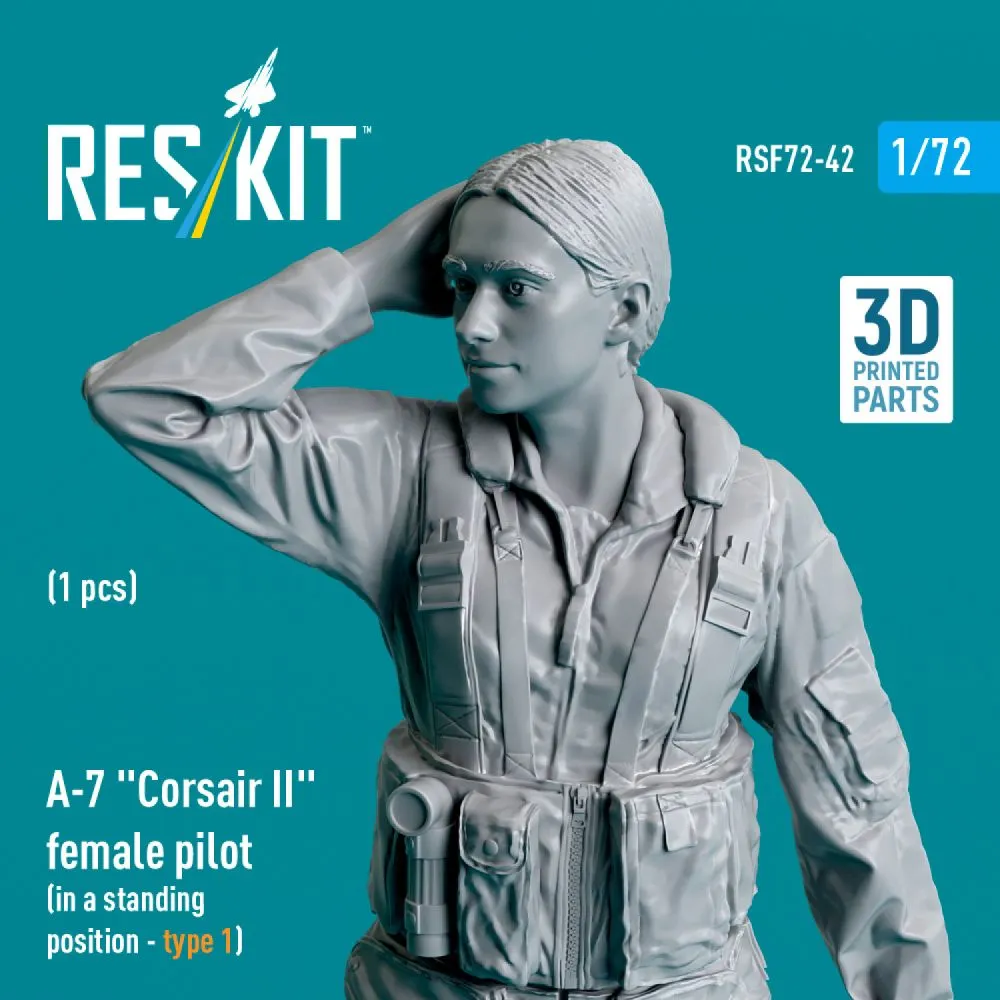 A-7 "Corsair II" female pilot type 1 1:72