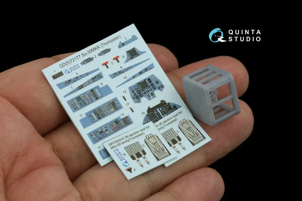 Su-30MKK Interior (w/ resin parts) for Trumpeter 1:72