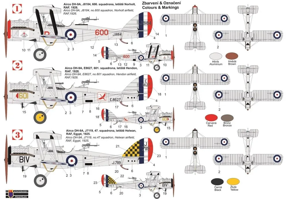 Airco DH-9A - Silver wings 1:72