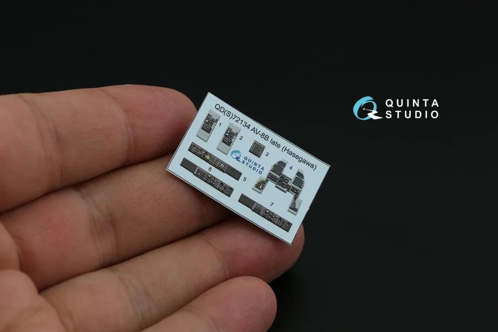 AV-8B late Interior (small) for Hasegawa 1:72