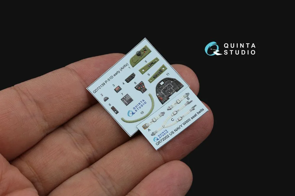 P-51D early Interior for Airfix 1:72