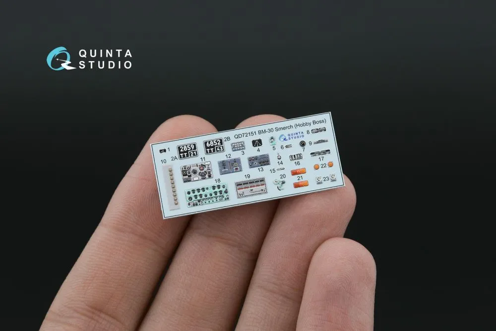 BM-30 Smerch detail set (Hobby Boss) 1:72