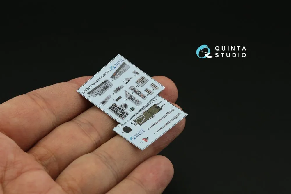 MiG-29 9-12 interior for GWH 1:72