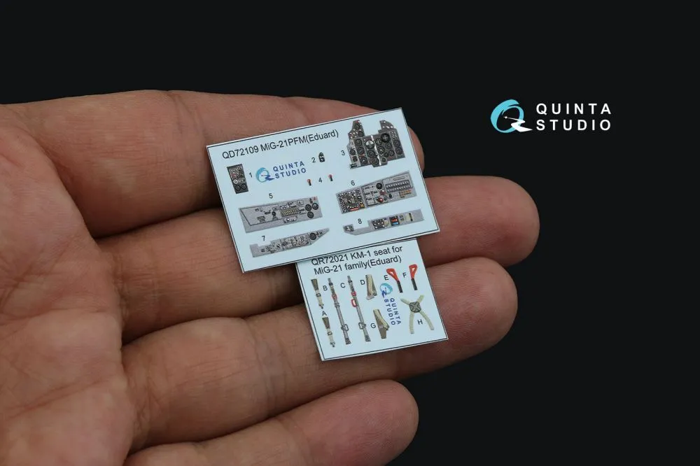 MiG-21PFM Gray interior for Eduard 1:72