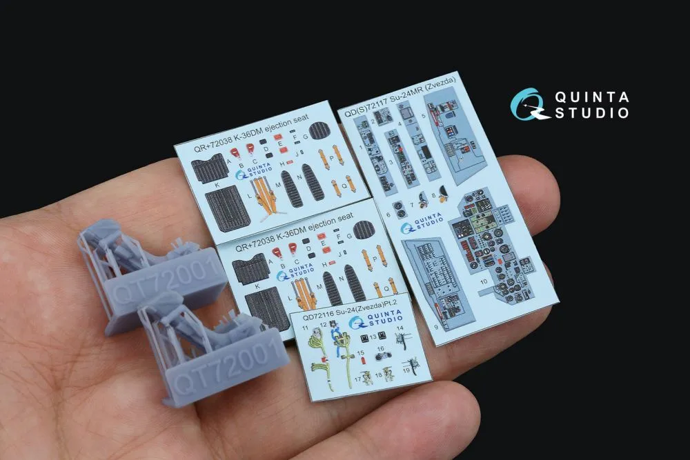 Su-24MR interior (w/ resin parts) for Zvezda 1:72