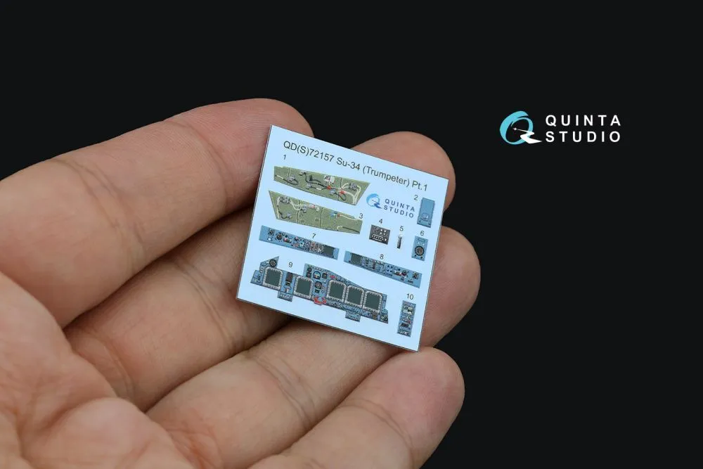 Su-34 interior (small) for Trumpeter 1:72