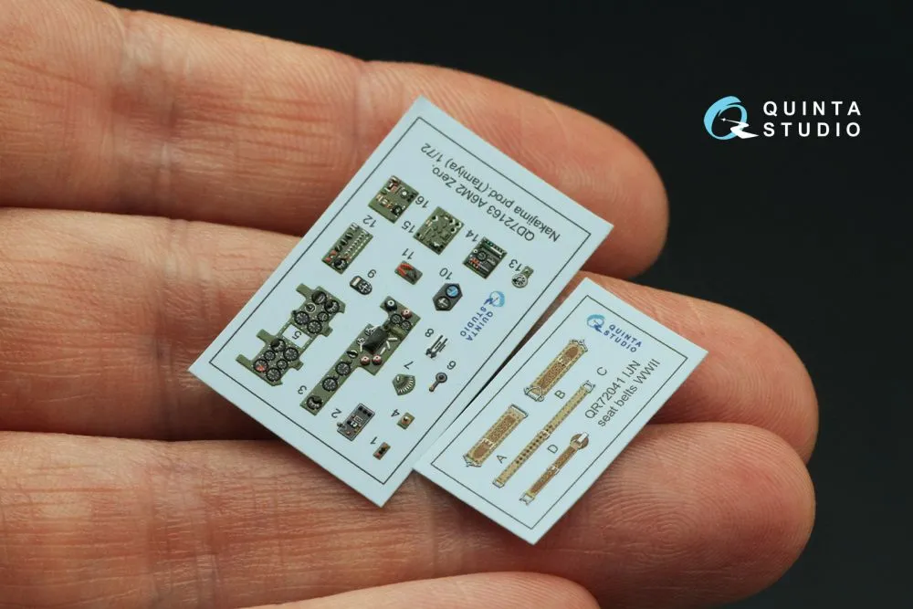 A6M2 Zero (Nakajima Prod.) interior for Tamiya 1:72