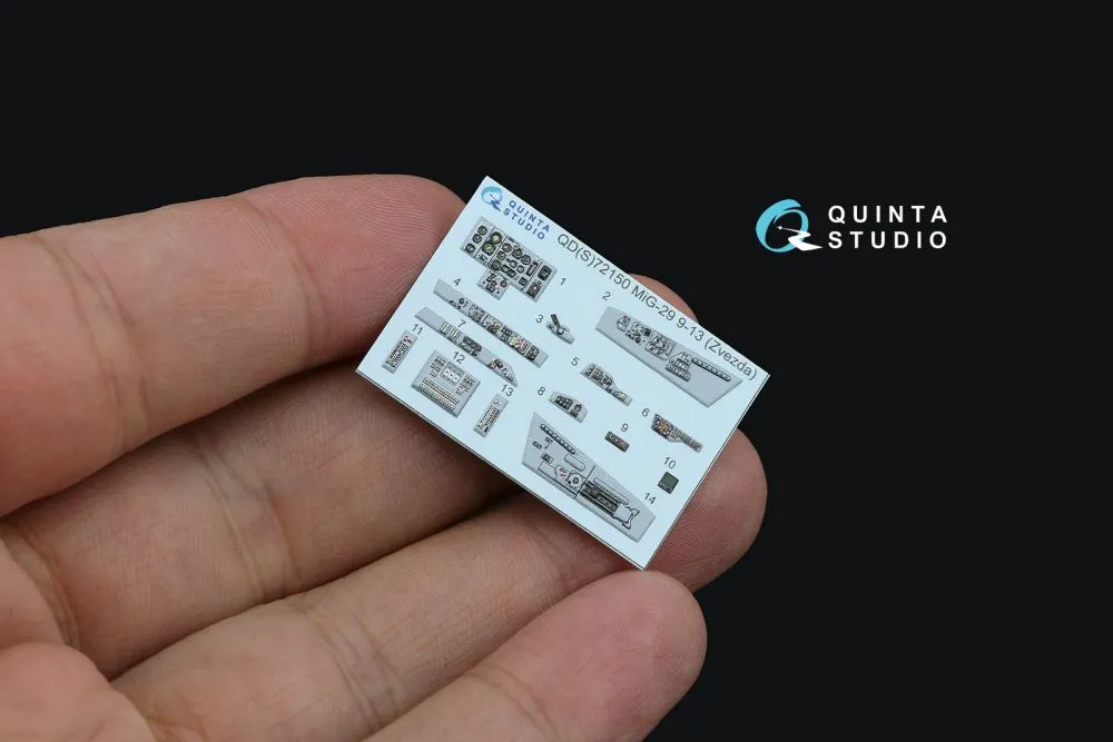 MiG-29 9-13 interior for Zvezda 1:72