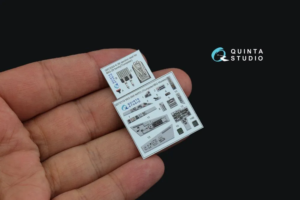 MiG-29A (NATO) interior for Trumpeter 1:72