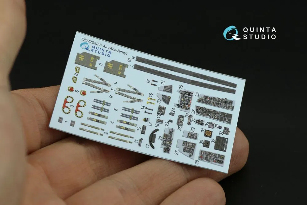 F-4J interior for Academy 1:72