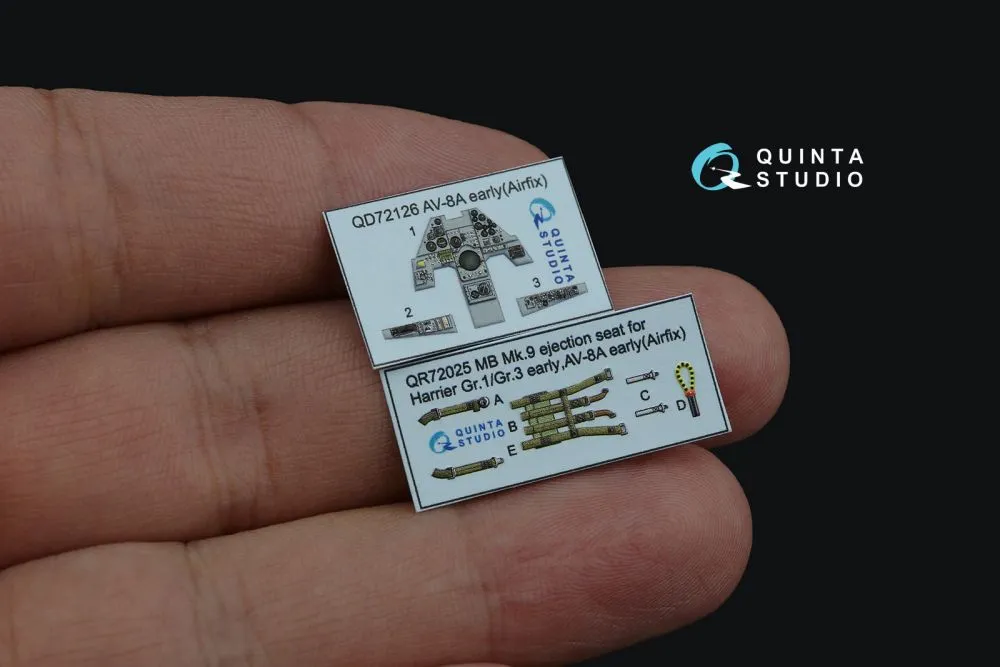 AV-8A early interior for Airfix 1:72