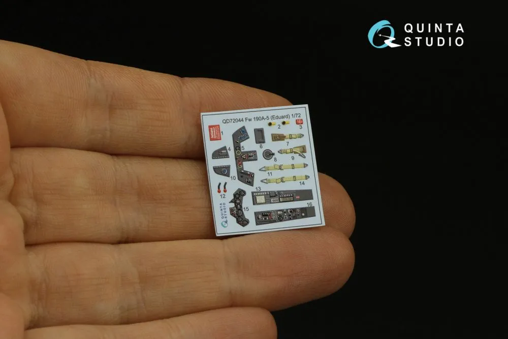 Fw 190A-5 interior for Eduard 1:72