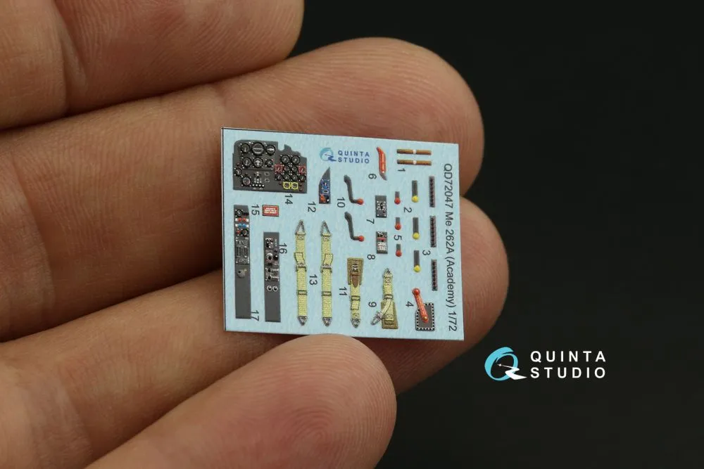 Me 262A interior for Academy 1:72