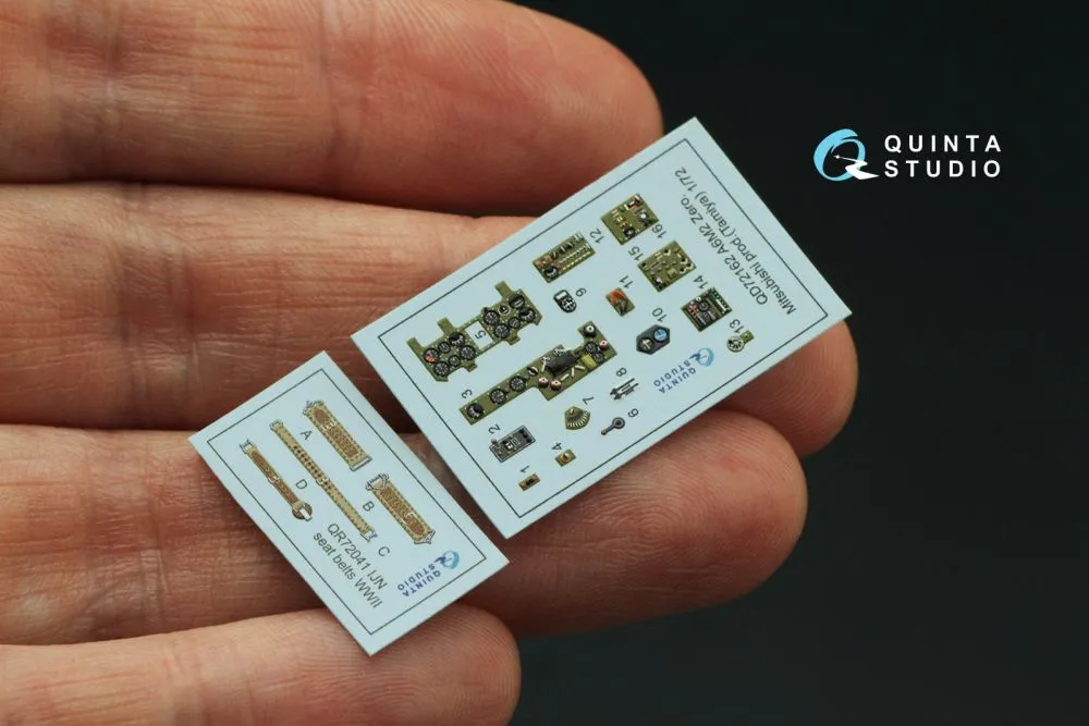 A6M2 Zero (Mitsubishi Prod.) interior for Tamiya 1:72