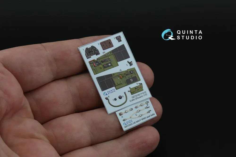 P-51D Mustang Late interior for Eduard 1:72