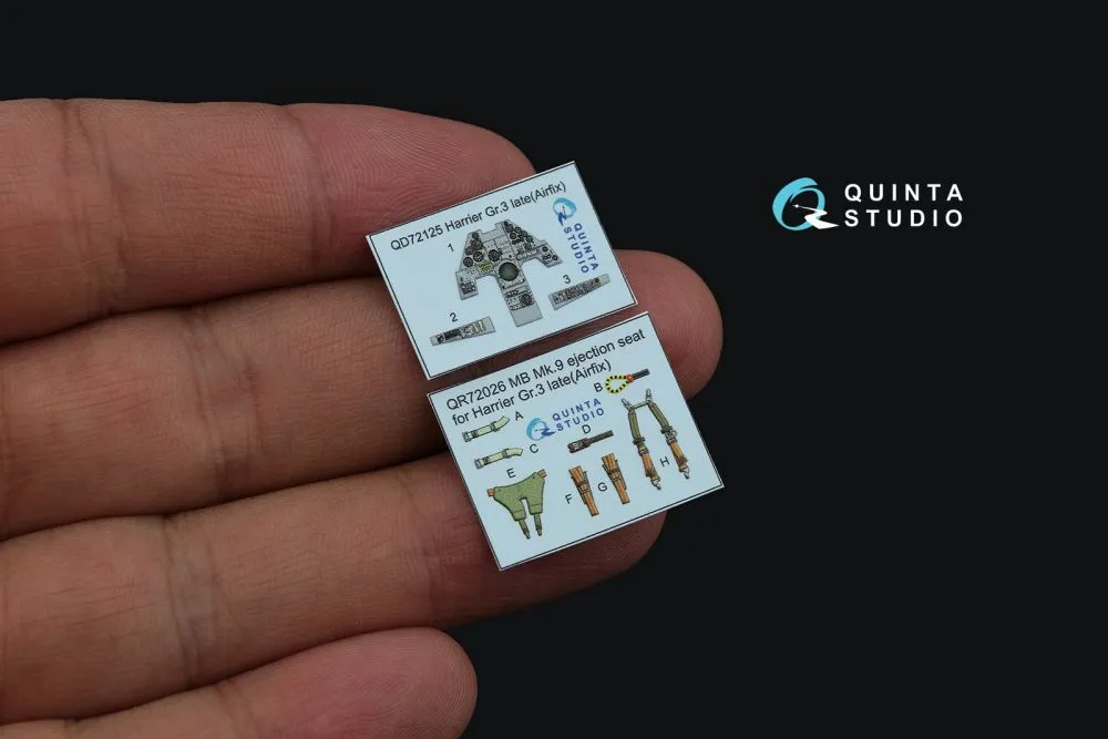 Harrier Gr.3 late interior for Airfix 1:72