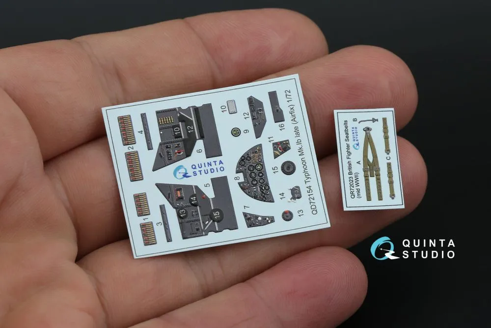 Typhoon Mk.IB Late interior for Airfix 1:72